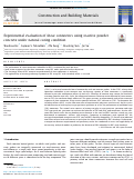 Cover page: Experimental evaluation of shear connectors using reactive powder concrete under natural curing condition