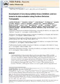 Cover page: Development of New Deoxycytidine Kinase Inhibitors and Noninvasive in Vivo Evaluation Using Positron Emission Tomography