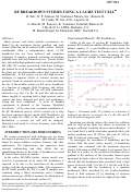 Cover page: RF Breakdown Studies Using a 1.3-GHz Text Cell