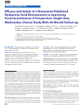 Cover page: Efficacy and Safety of a Nonanimal Stabilized Hyaluronic Acid/Dextranomer in Improving Fecal Incontinence: A Prospective, Single-Arm, Multicenter, Clinical Study With 36-Month Follow-up