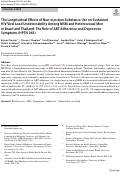 Cover page: The Longitudinal Effects of Non-injection Substance Use on Sustained HIV Viral Load Undetectability Among MSM and Heterosexual Men in Brazil and Thailand: The Role of ART Adherence and Depressive Symptoms (HPTN 063)