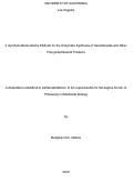 Cover page: A Synthetic Biochemistry Platform for the Enzymatic Synthesis of Cannabinoids and Other Prenylated Natural Products