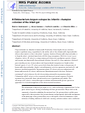 Cover page: Bifidobacterium longum subspecies infantis: champion colonizer of the infant gut.