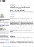 Cover page: Digitizing extant bat diversity: An open-access repository of 3D μCT-scanned skulls for research and education.