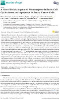 Cover page: A Novel Polyhalogenated Monoterpene Induces Cell Cycle Arrest and Apoptosis in Breast Cancer Cells