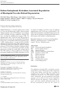 Cover page: Robust Endoplasmic Reticulum-Associated Degradation of Rhodopsin Precedes Retinal Degeneration