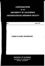 Cover page: Studies in Olmec Archaeology