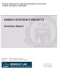 Cover page: Energy Efficiency Projects: Summary Report: