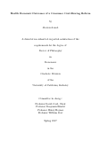 Cover page: Health Economic Outcomes of a Consumer Cost-Sharing Reform