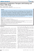 Cover page: Optimizing Combination Therapies with Existing and Future CML Drugs