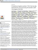 Cover page: Crowdsourcing biocuration: The Community Assessment of Community Annotation with Ontologies (CACAO).