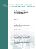 Cover page: Evaluation of TANK water heater simulation model as embedded in HWSim