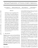 Cover page: Topological Regularization via Persistence-Sensitive Optimization