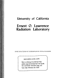 Cover page: SOME REACTIONS OF DIPHOSPHORUS TETRACHLORIDE