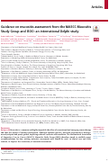 Cover page: Guidance on mucositis assessment from the MASCC Mucositis Study Group and ISOO: an international Delphi study.