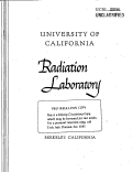 Cover page: SOME EFFECTS OF HEAVY PARTICLE IRRADIATION OF AQUEOUS ACETIC ACID