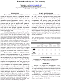 Cover page: Domain Knowledge and False Memory