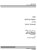 Cover page of Machine-Readable Data Sources for Comparative Ethnic Research: Problems and Prospects