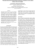 Cover page: The interaction between phonological and lexical variation in word recall in African American English