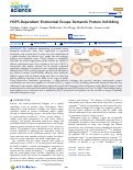 Cover page: HOPS-Dependent Endosomal Escape Demands Protein Unfolding.