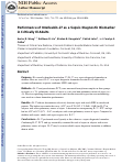 Cover page: Performance of interleukin-27 as a sepsis diagnostic biomarker in critically ill adults