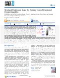 Cover page: Structural Preferences Shape the Entropic Force of Disordered Protein Ensembles.