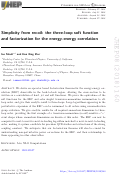 Cover page: Simplicity from recoil: the three-loop soft function and factorization for the energy-energy correlation