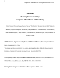 Cover page: Measuring Developmental Delays: Comparison of Parent Report and Direct Testing.