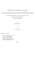 Cover page: The Brauer-Siegel theorem for fields of bounded relative degree