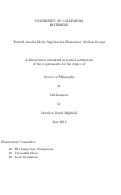 Cover page: Twisted Graded Hecke Algebras for Elementary Abelian Groups