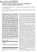 Cover page: Reduction of Cdc25A contributes to cyclin E1-Cdk2 inhibition at senescence in human mammary epithelial cells