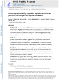 Cover page: Assessing the reliability of the CD4 depletion model in the presence of Ending the HIV Epidemic initiatives