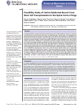 Cover page: Feasibility Study of Canine Epidermal Neural Crest Stem Cell Transplantation in the Spinal Cords of Dogs.