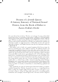 Cover page: Dreams of a Jewish Queen: A Literary Itinerary of National-Sexual Desires, from the Book of Esther to Aaron Zeitlin’s Esterke