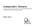 Cover page of Independent Streams