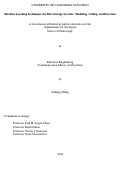 Cover page: Machine Learning Techniques for Data Storage Systems: Modeling, Coding, and Detection