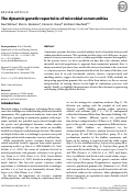 Cover page: The dynamic genetic repertoire of microbial communities