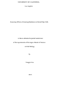 Cover page: Senescing Effects of Ionizing Radiation on Dental Pulp Cells