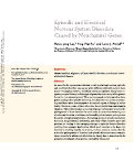 Cover page: Episodic and electrical nervous system disorders caused by nonchannel genes.