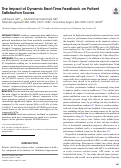 Cover page: The Impact of Dynamic Real-Time Feedback on Patient Satisfaction Scores.