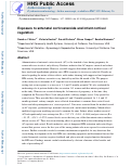 Cover page: Exposure to antenatal corticosteroids and infant cortisol regulation