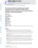 Cover page: Aortic Arch Calcification in Ungated Lung Computed Tomography Scans as Predictors of Atherosclerotic Cardiovascular Disease Methodology and Reproducibility in a Multi-Ethnic Study of Atherosclerosis