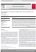 Cover page: The clinical gaze in the practice of migrant health: Mexican migrants in the United States