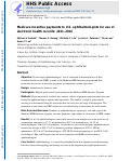 Cover page: Medicare Incentive Payments to United States Ophthalmologists for Use of Electronic Health Records 2011–2016