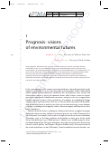 Cover page: Prognosis: visions of environmental futures