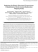 Cover page: Exploring the brain's structural connectome: A quantitative stroke lesion‐dysfunction mapping study