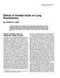 Cover page: Effects of inhaled acids on lung biochemistry.
