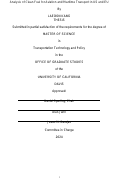 Cover page: Analysis of Clean Fuel for Aviation and Maritime Transport in US and EU