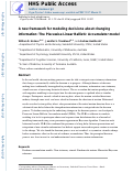 Cover page: A new framework for modeling decisions about changing information: The Piecewise Linear Ballistic Accumulator model