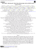 Cover page of DESI EDR: Calibrating the Tully–Fisher Relationship with the DESI Peculiar Velocity Survey